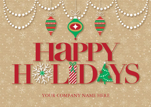 Happy Holidays card