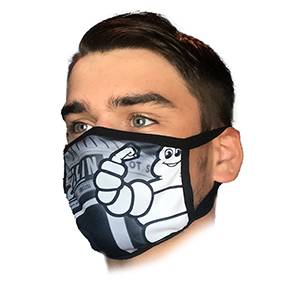 2-Ply Polyester Full Color Sublimated Face Mask (MaskSub2)
