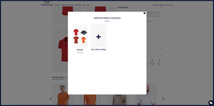 Product catalog tool