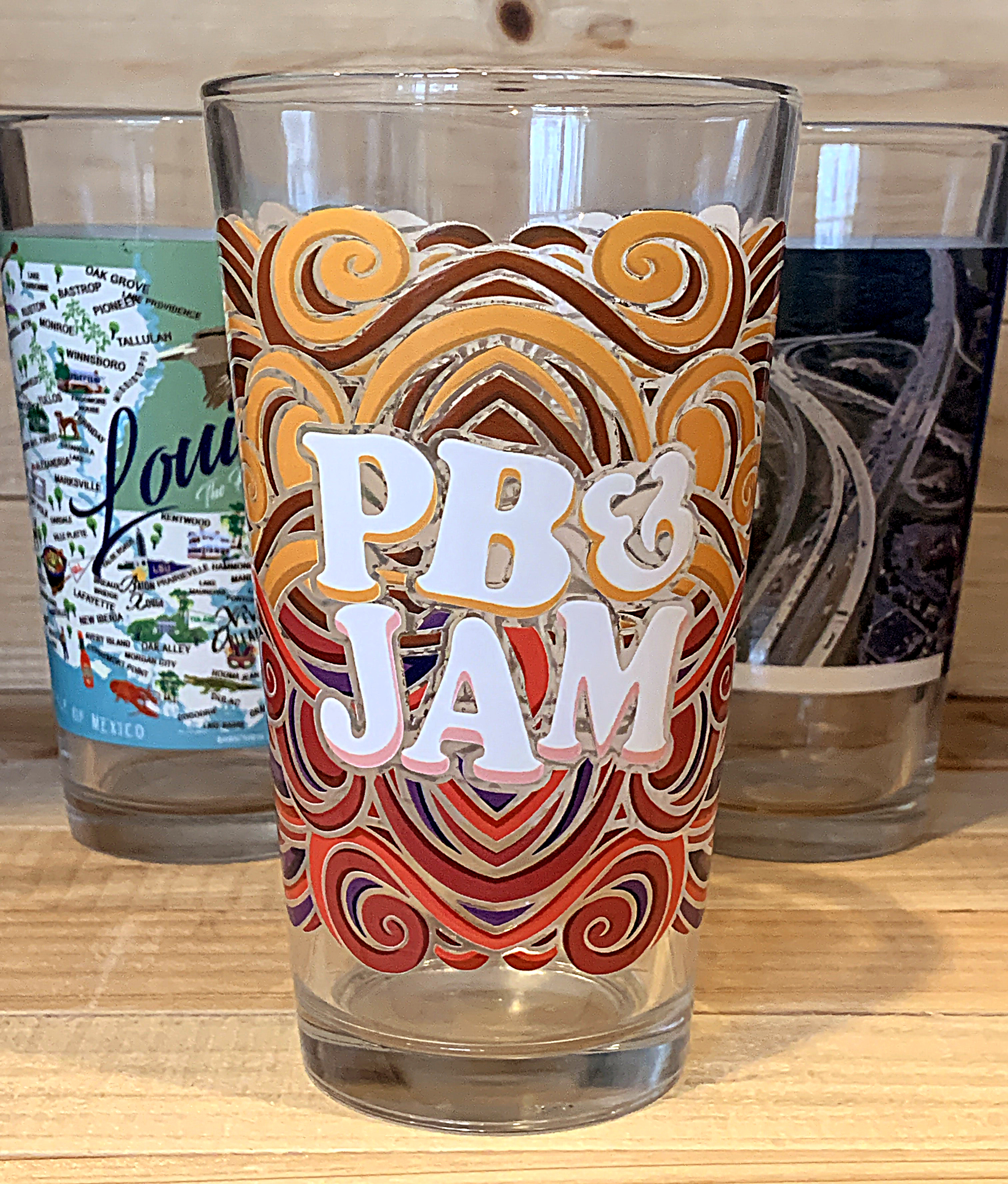 MS7005 16oz Mixing Glass Full Color Digital Print