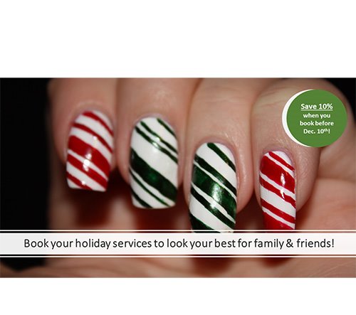 Nail salon post card