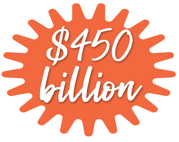 $450 billion