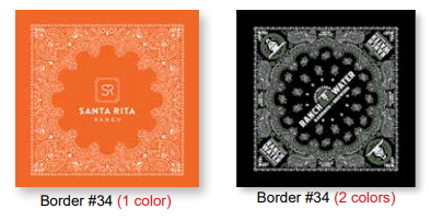 Paisley bandana options