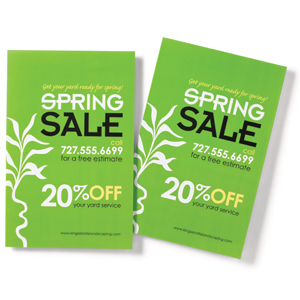 Sale poscard example