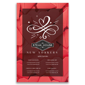 Steakhouse Brochure example
