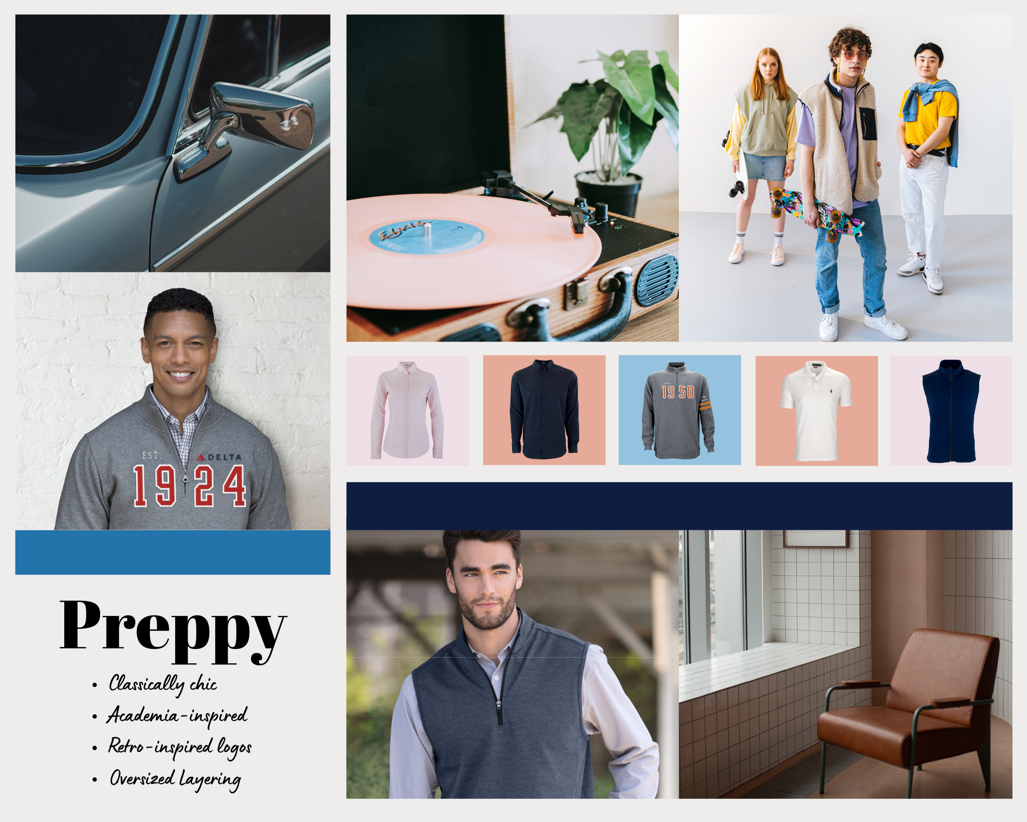 Preppy Moodboard
