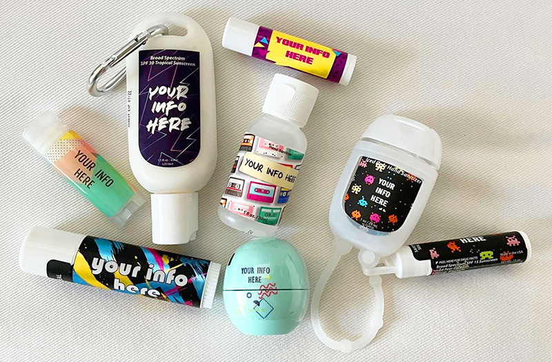 Group photo of throwback graphics