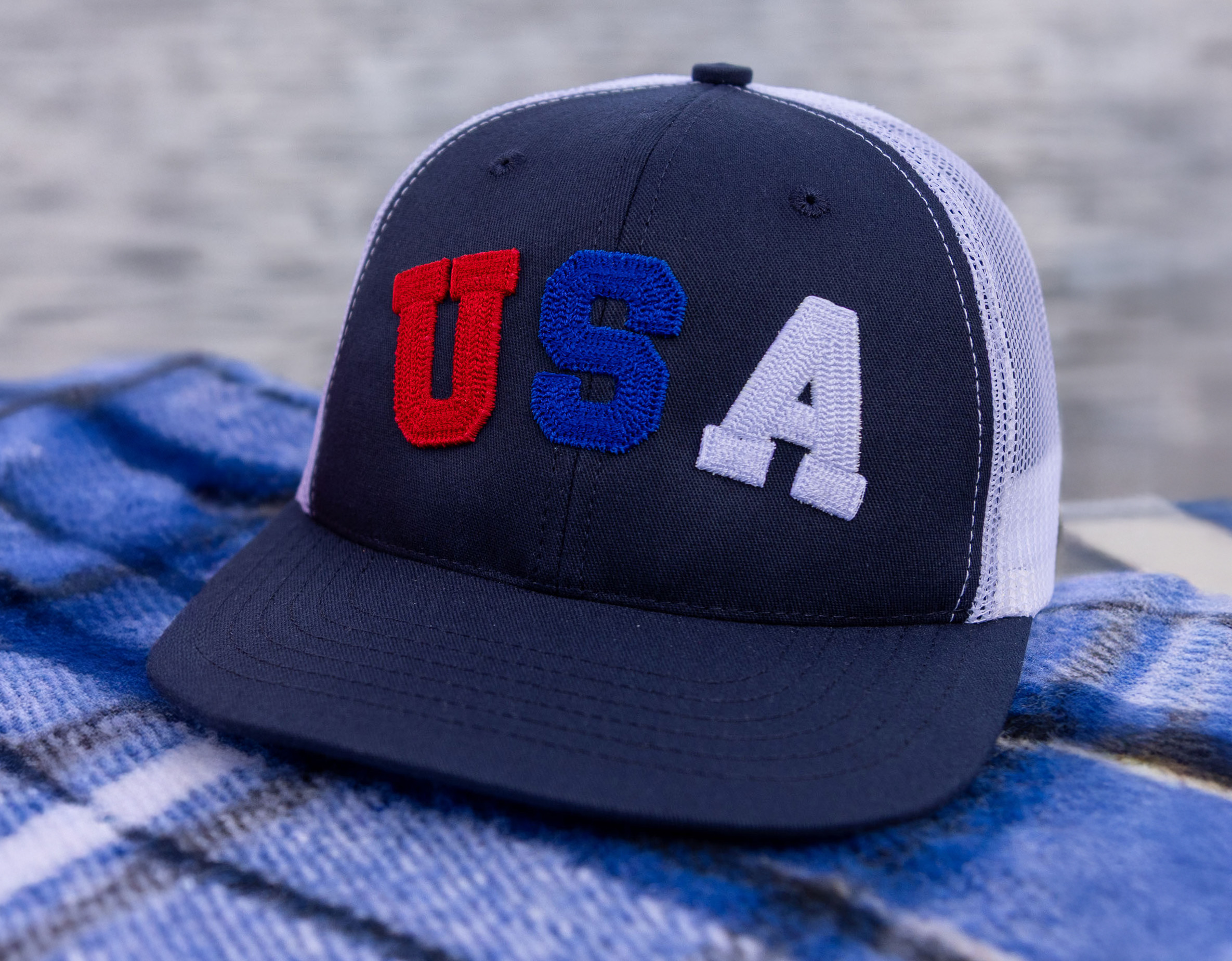 USA mesh back cap