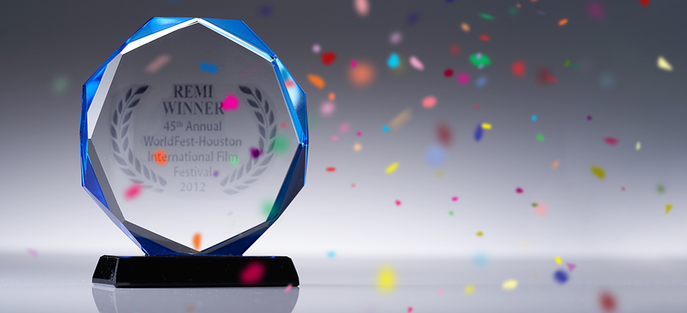 Example of a crystal award