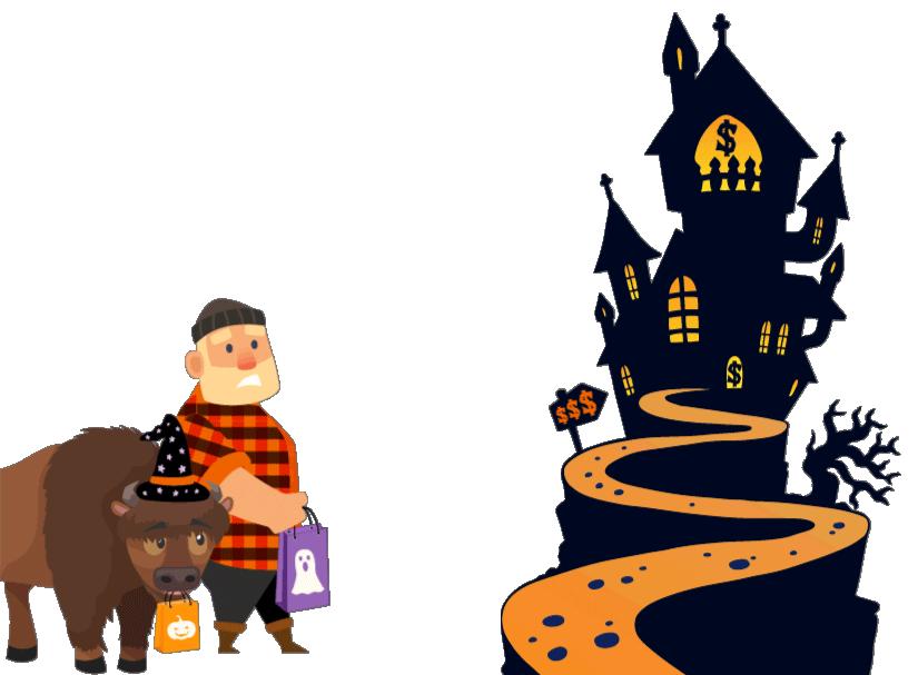 Approaching the rising prices haunted house