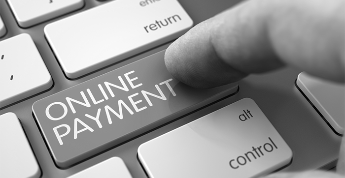 Online payment button