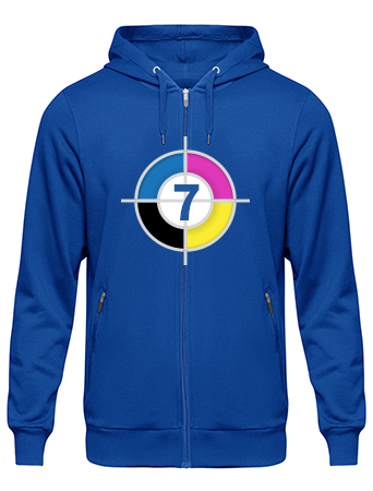 Zip up hoodie front infograph no.7