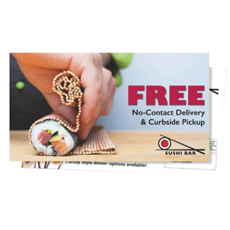 Sushi Postcard Example