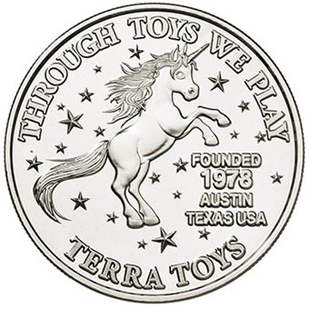 Terra Toys promo coin back