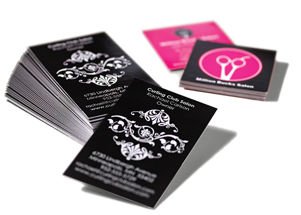 Hair salon business card
