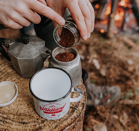 Campfire coffee mug