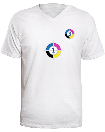 T-shirt Front infograph no. 1, 3