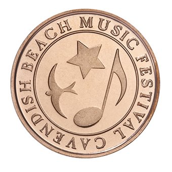 Cavendish Beach Music Festival promo coin