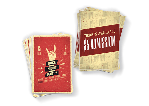 Rock Concert Postcards