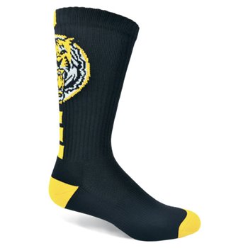 Custom Knit Moisture Wicking Athletic Crew Sock With Knit-In Logo (523-OSP)