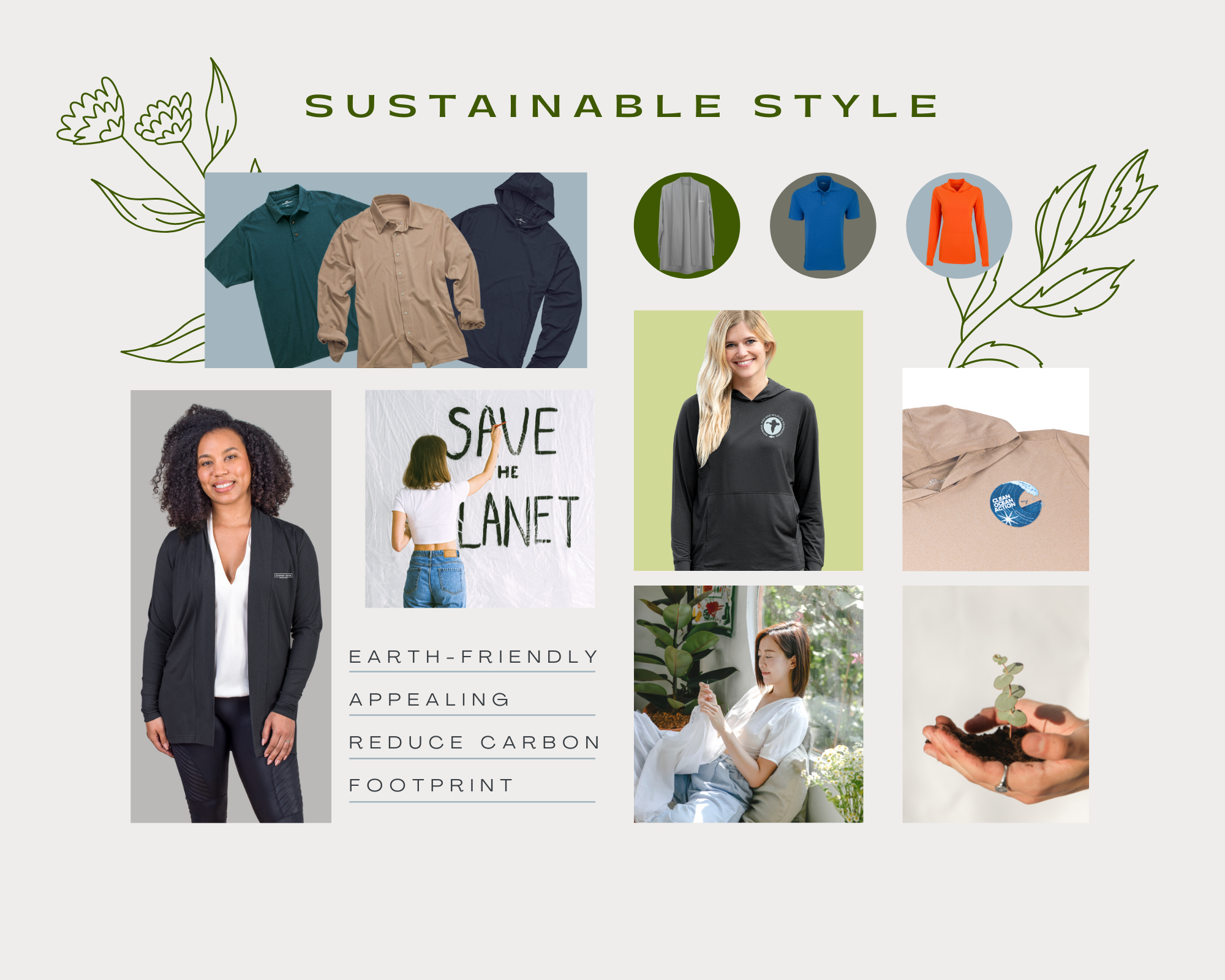 Sustainable Style Moodboard