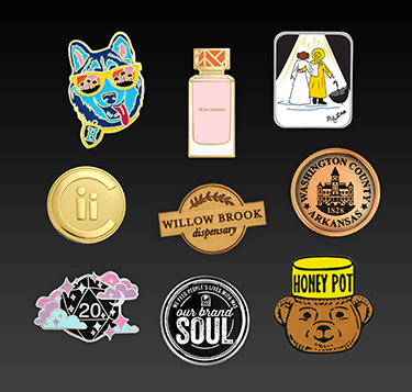 Variety of pin finishes