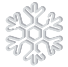 Winter snowflake icon