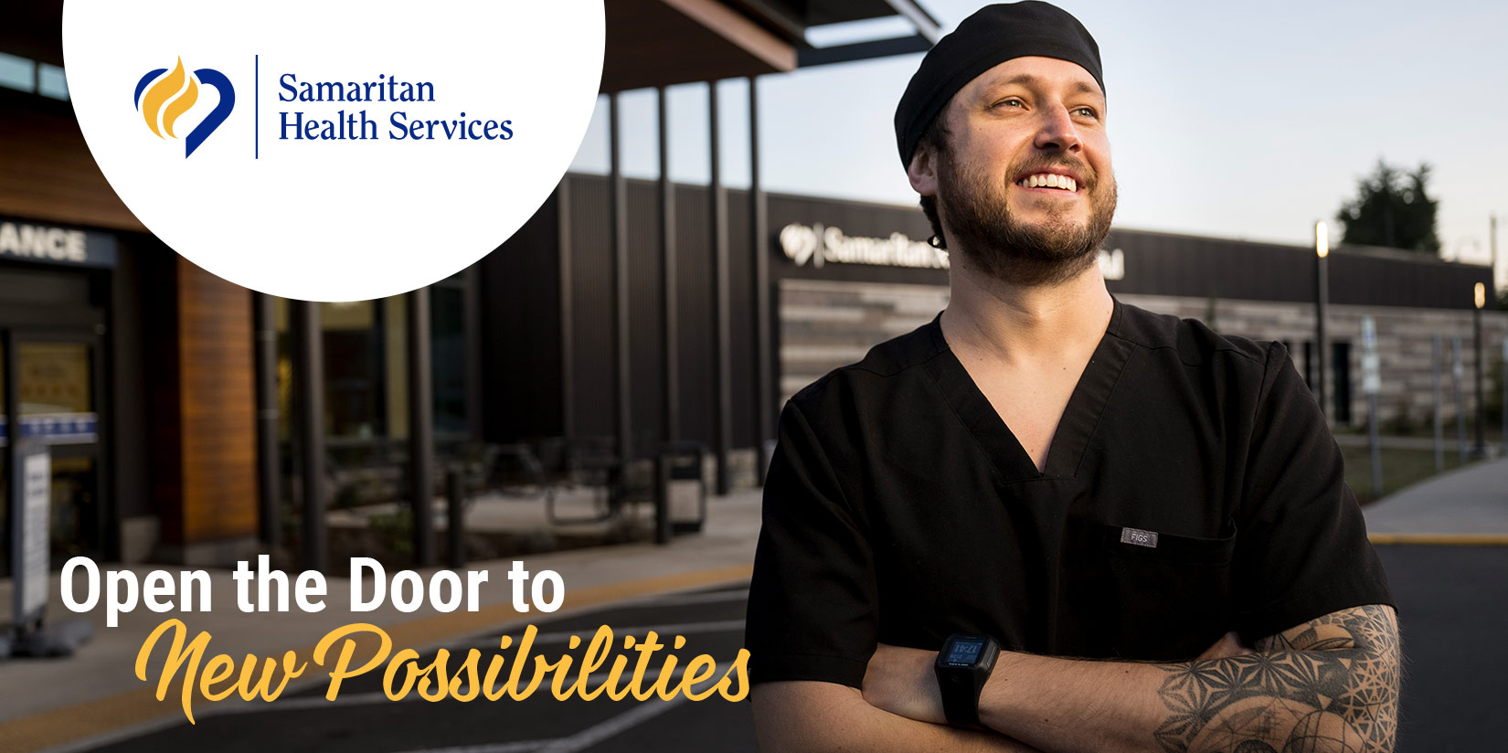 Nurse opening the door to new possibilities