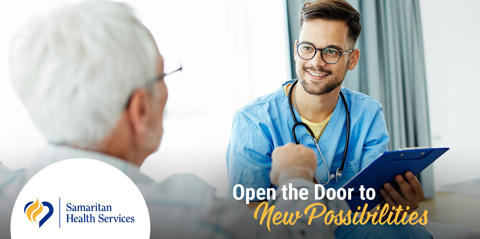 Nurse opening the door to new possibilities