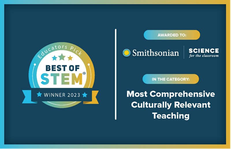 Smithsonian Programs Immersive, Threedimensional Science Instruction for K8 from the