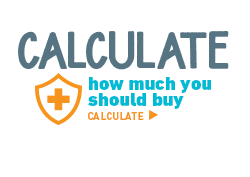 Calculate how much you should buy. Calculate >