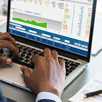 Typing on a computer